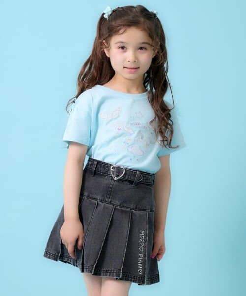 mezzo piano / メゾピアノ ミニ・ひざ丈スカート | ベルトつきプリーツスカート　インナーパンツセット | 詳細15