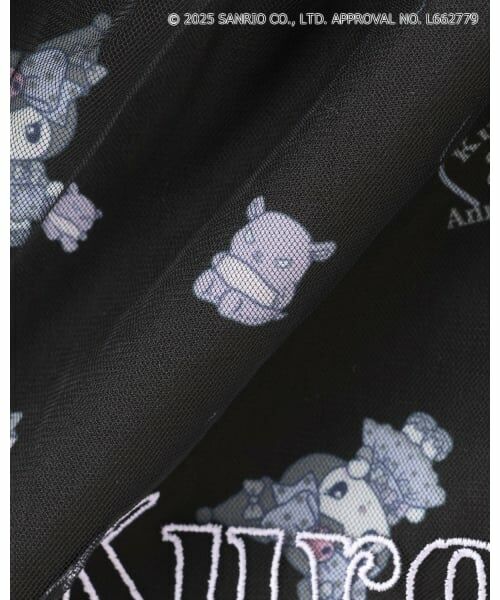 mezzo piano / メゾピアノ ミニ・ひざ丈スカート | 【マイメロディ/クロミ】柄　チュールスカート | 詳細8