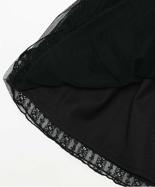 mezzo piano / メゾピアノ ミニ・ひざ丈スカート | 6033104R　チェリーチュールスカート | 詳細6