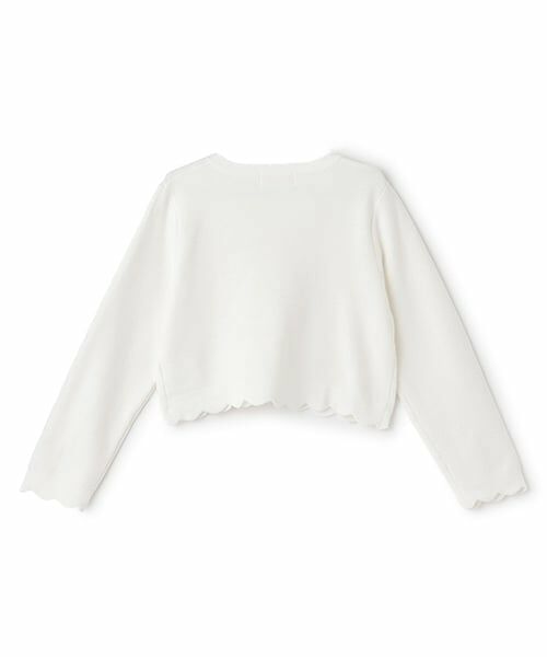 mezzo piano / メゾピアノ カーディガン・ボレロ | リボンボタン　ニットボレロ | 詳細1