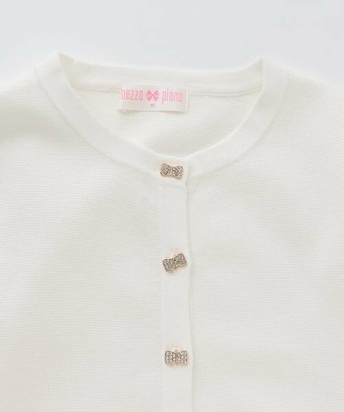 mezzo piano / メゾピアノ カーディガン・ボレロ | リボンボタン　ニットボレロ | 詳細2