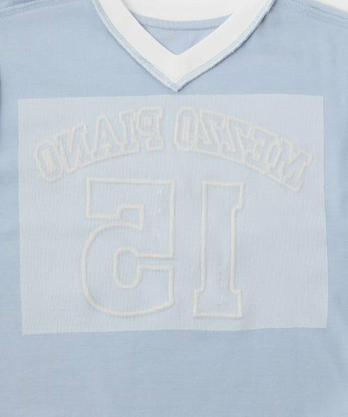 mezzo piano / メゾピアノ Tシャツ | レースナンバリング　長袖Tシャツ | 詳細4