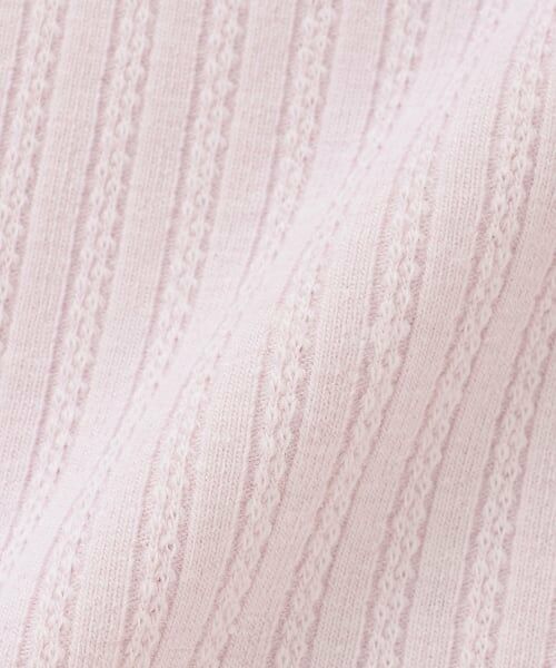 mezzo piano / メゾピアノ Tシャツ | ネックレス刺しゅう　テレコ半袖Tシャツ | 詳細6