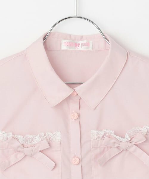 mezzo piano / メゾピアノ シャツ・ブラウス | リボンポケット　シャツ | 詳細2