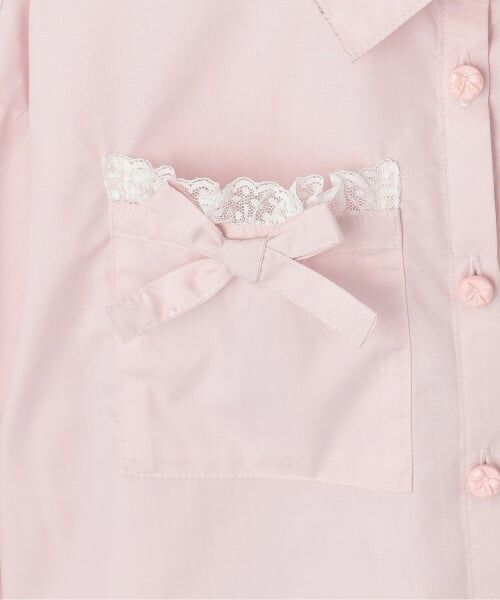 mezzo piano / メゾピアノ シャツ・ブラウス | リボンポケット　シャツ | 詳細3