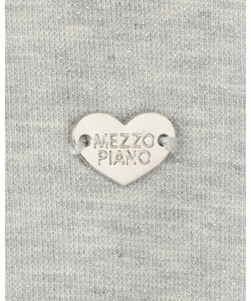 mezzo piano / メゾピアノ パーカー | ラメダンボール　フリルZIPパーカ | 詳細5