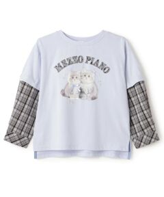 mezzo piano / メゾピアノ Tシャツ | 袖取り外し2wayＴシャツ