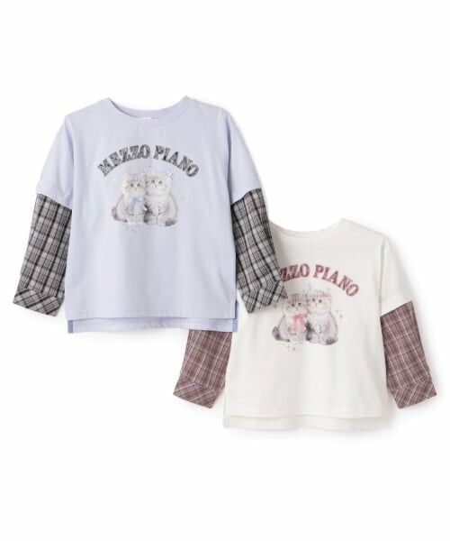 mezzo piano / メゾピアノ Tシャツ | 袖取り外し2wayＴシャツ | 詳細11
