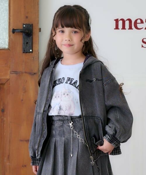 mezzo piano / メゾピアノ Tシャツ | 袖取り外し2wayＴシャツ | 詳細16