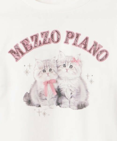 mezzo piano / メゾピアノ Tシャツ | 袖取り外し2wayＴシャツ | 詳細3