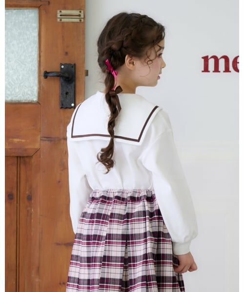 mezzo piano / メゾピアノ Tシャツ | セーラーカラー長袖Tシャツ | 詳細12