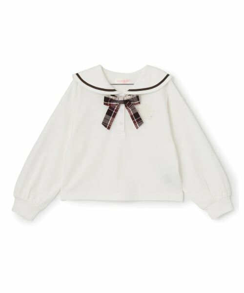 mezzo piano / メゾピアノ Tシャツ | セーラーカラー長袖Tシャツ | 詳細9