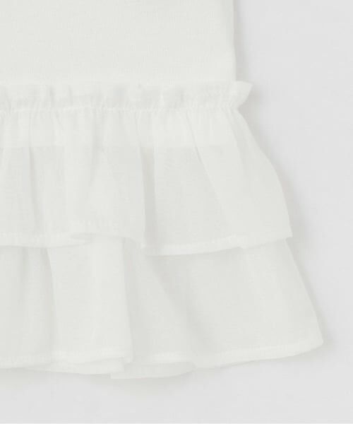 mezzo piano / メゾピアノ スウェット | ビッグリボントレーナー＆裾フリルTシャツセット | 詳細11