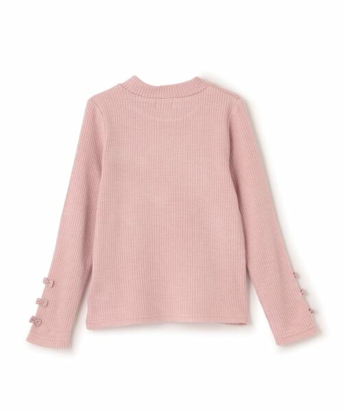 mezzo piano / メゾピアノ Tシャツ | 保温　プチハイネック長袖Tシャツ | 詳細1