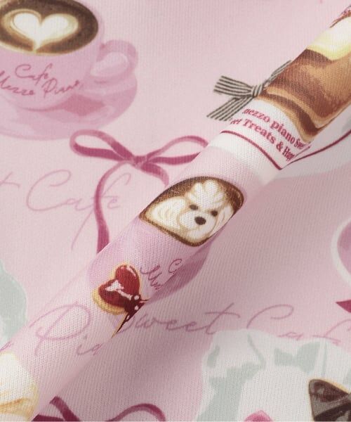 mezzo piano / メゾピアノ パーカー | カフェ柄ZIPパーカ | 詳細5