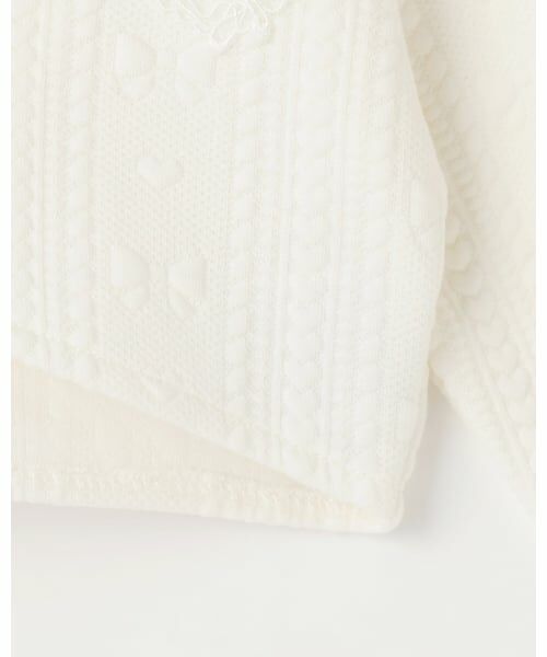 mezzo piano / メゾピアノ カーディガン・ボレロ | 【バレエ】キルトジャガードボレロ | 詳細5