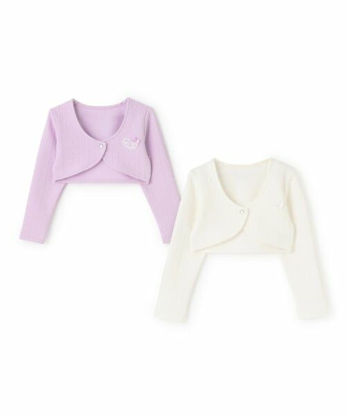 mezzo piano / メゾピアノ カーディガン・ボレロ | 【バレエ】キルトジャガードボレロ | 詳細7