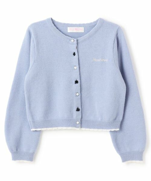 mezzo piano / メゾピアノ カーディガン・ボレロ | 音符ボタン　カーディガン（サックス）