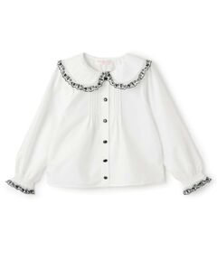 mezzo piano / メゾピアノ シャツ・ブラウス | 音符レースブラウス