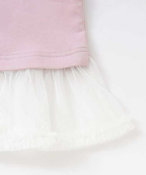 mezzo piano / メゾピアノ Tシャツ | フリルリボン　ペプラム半袖Tシャツ | 詳細6