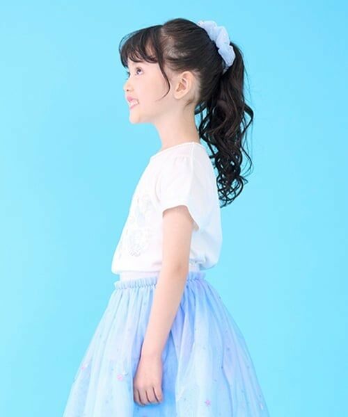 mezzo piano / メゾピアノ Tシャツ | シェルスパンコール　半袖Tシャツ | 詳細15