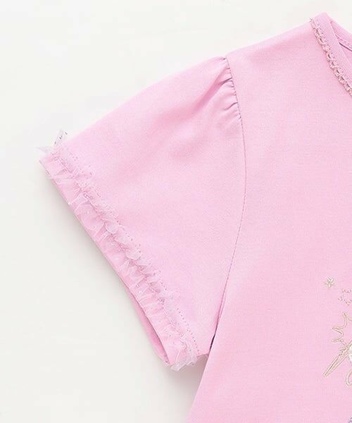 mezzo piano / メゾピアノ Tシャツ | シェルスパンコール　半袖Tシャツ | 詳細3