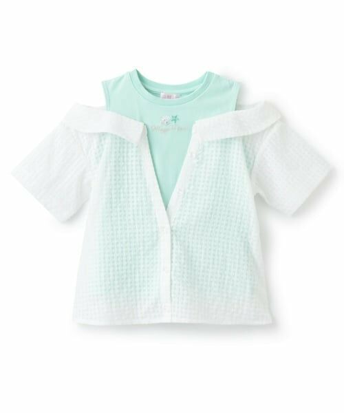 mezzo piano / メゾピアノ シャツ・ブラウス | シアードッキングシャツ | 詳細11