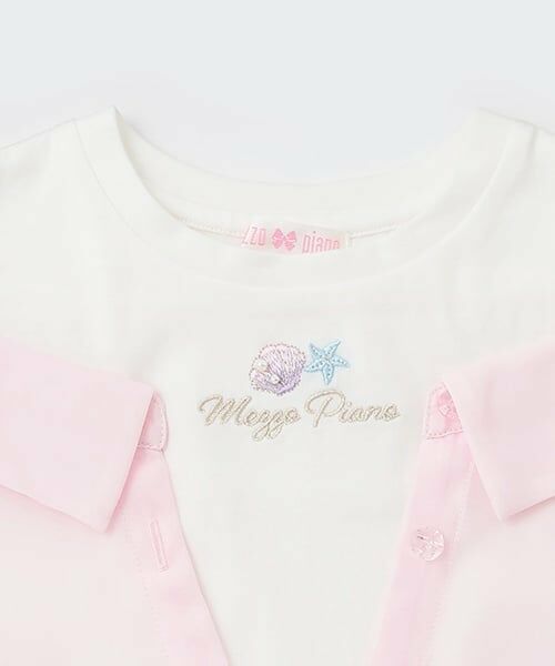 mezzo piano / メゾピアノ シャツ・ブラウス | シアードッキングシャツ | 詳細2