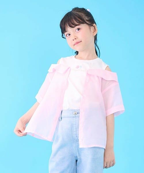 mezzo piano / メゾピアノ シャツ・ブラウス | シアードッキングシャツ | 詳細20