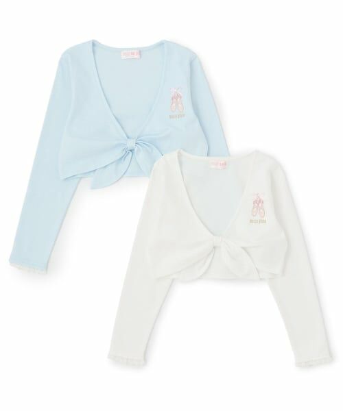 mezzo piano / メゾピアノ カーディガン・ボレロ | 【バレエ】カシュクールトップ | 詳細7