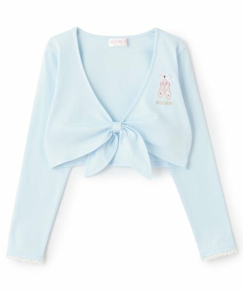 mezzo piano / メゾピアノ カーディガン・ボレロ | 【バレエ】カシュクールトップ（サックス）