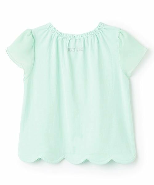mezzo piano / メゾピアノ Tシャツ | 【Disneyアリエル】裾スカラップ　Tシャツ | 詳細1