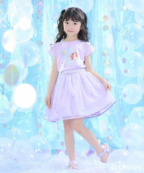 mezzo piano / メゾピアノ Tシャツ | 【Disneyアリエル】裾スカラップ　Tシャツ | 詳細17