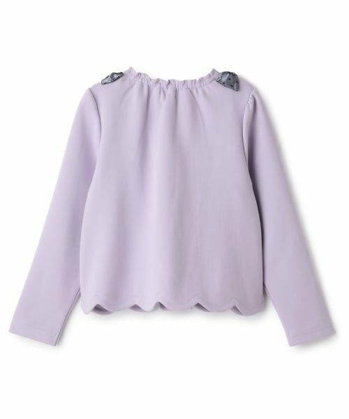 mezzo piano / メゾピアノ スウェット | 【マイメロディ・クロミ】裾スカラップ　トレーナー | 詳細1