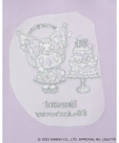 mezzo piano / メゾピアノ スウェット | 【マイメロディ・クロミ】裾スカラップ　トレーナー | 詳細5