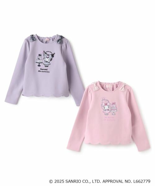 mezzo piano / メゾピアノ スウェット | 【マイメロディ・クロミ】裾スカラップ　トレーナー | 詳細9
