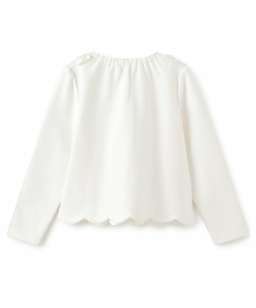 mezzo piano / メゾピアノ スウェット | 【マイメロディ/クロミ】【WEB限定】裾スカラップトレーナー | 詳細1