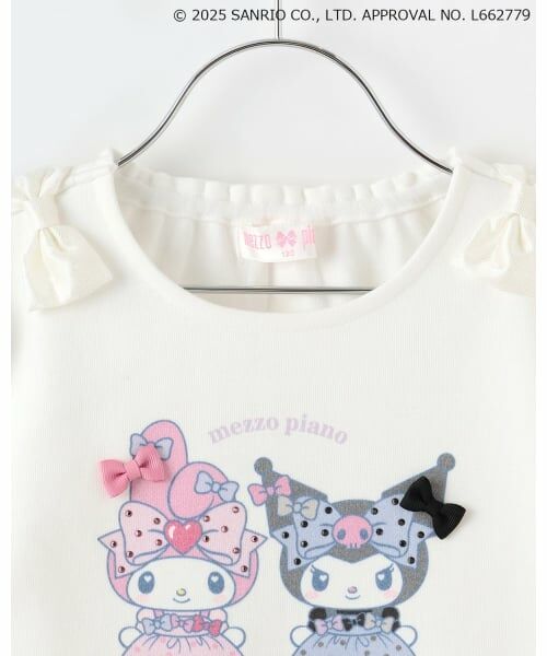 mezzo piano / メゾピアノ スウェット | 【マイメロディ/クロミ】【WEB限定】裾スカラップトレーナー | 詳細2