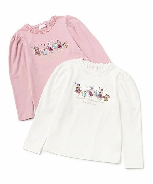 mezzo piano / メゾピアノ Tシャツ | ★鼓笛隊アップリケ　長袖Tシャツ | 詳細8