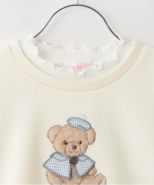 mezzo piano / メゾピアノ スウェット | ★くま短丈トレーナー＆半袖Tシャツセット | 詳細3