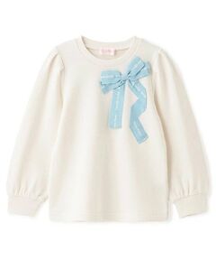 mezzo piano / メゾピアノ スウェット | ★ロゴリボン　トレーナー