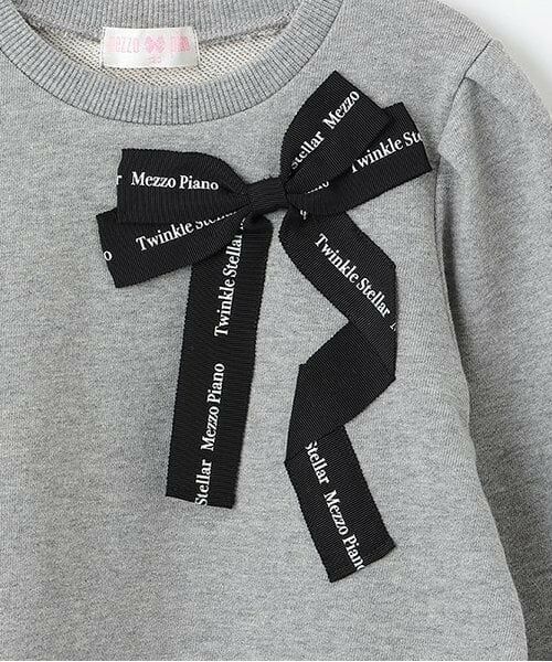 mezzo piano / メゾピアノ スウェット | ★ロゴリボン　トレーナー | 詳細3