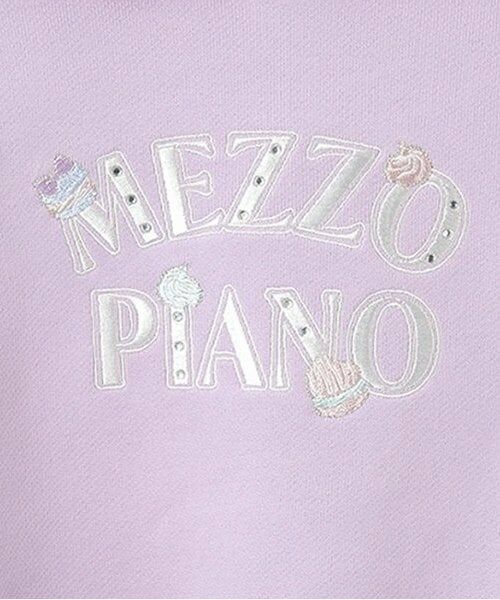 mezzo piano / メゾピアノ パーカー | ★チェックリボンつき　パーカ | 詳細3