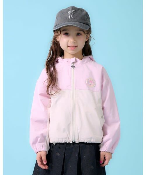 mezzo piano / メゾピアノ ブルゾン | 【撥水】ウインドブレーカー（ピンク）