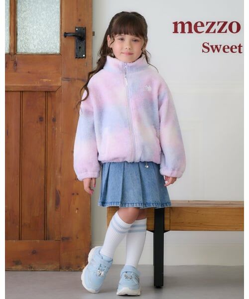 mezzo piano / メゾピアノ ブルゾン | グラデーションボア　ブルゾン | 詳細9