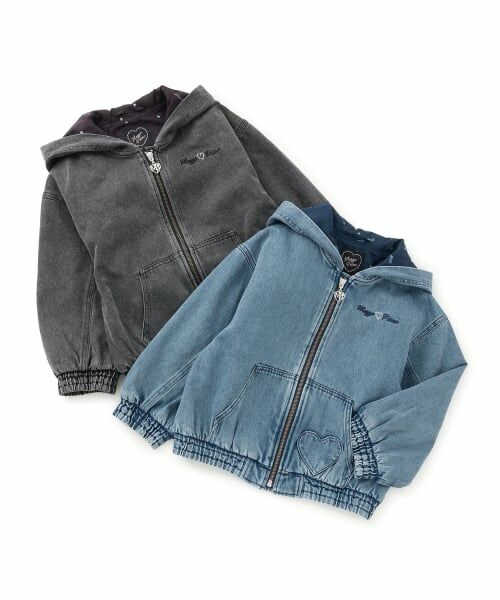 mezzo piano / メゾピアノ ブルゾン | デニムブルゾン | 詳細7