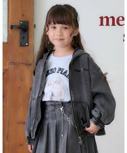 mezzo piano / メゾピアノ ブルゾン | デニムブルゾン（黒）