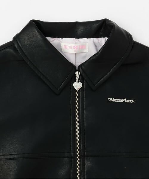 mezzo piano / メゾピアノ ブルゾン | オーバーサイズ　合皮ブルゾン | 詳細2