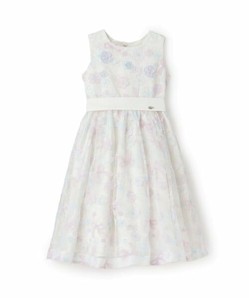 mezzo piano / メゾピアノ ドレス | お花刺しゅう　ドレス | 詳細11