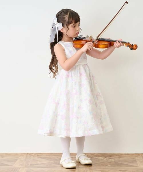 mezzo piano / メゾピアノ ドレス | お花刺しゅう　ドレス | 詳細12